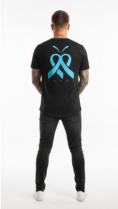 T-shirt – Cancer colorectal ( Bleu clair)
