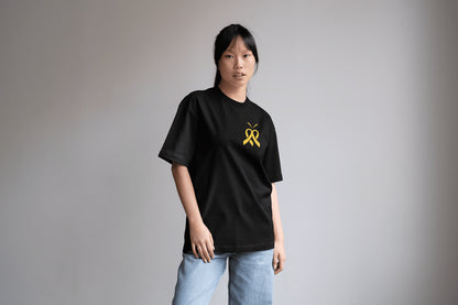 T-shirt - Cancer Infantile ( Jaune )