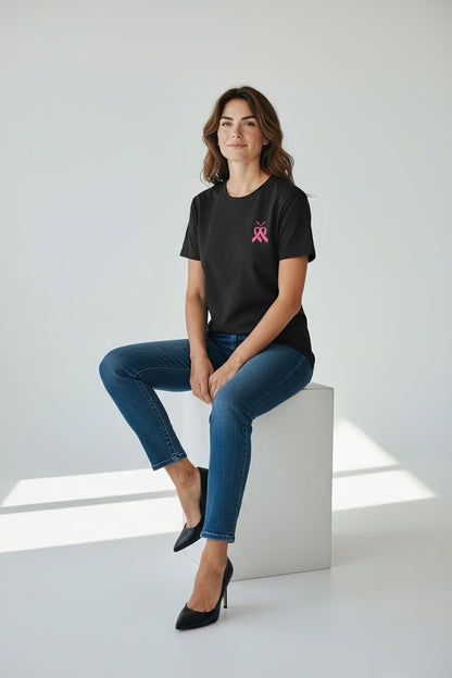 T-shirt – Cancer du sein (rose)