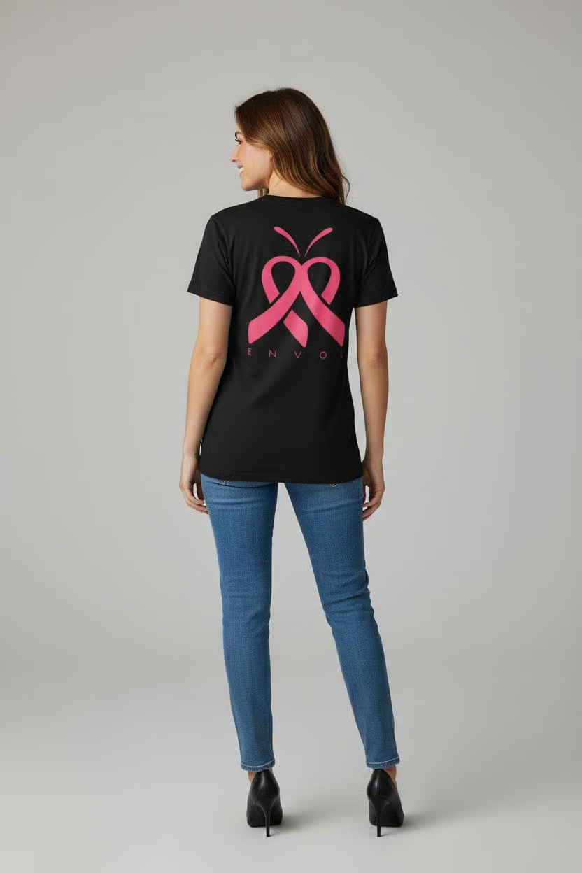 T-shirt – Cancer du sein (rose)