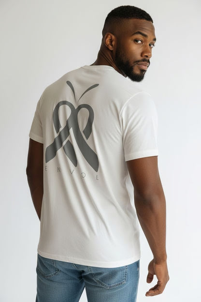 T-shirt - Cancer des Poumons ( Gris )