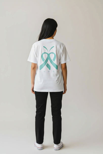 T-shirt - Cancer de l'Utérus ( Turquoise )