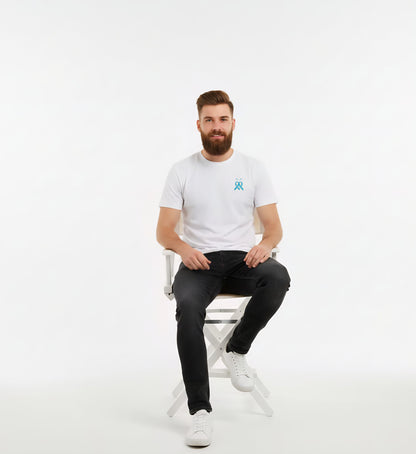 T-shirt – Cancer colorectal ( Bleu clair)