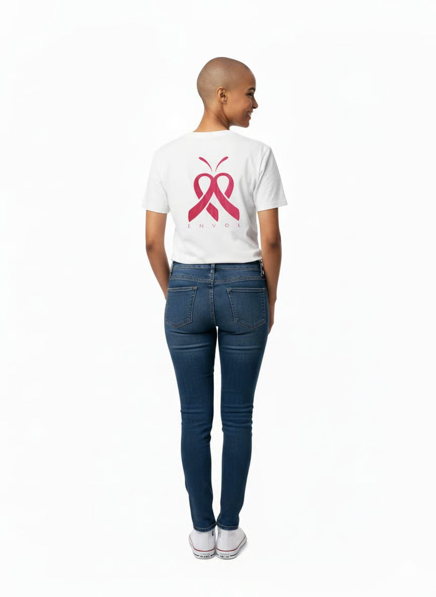 T-shirt – Cancer du sein (rose)